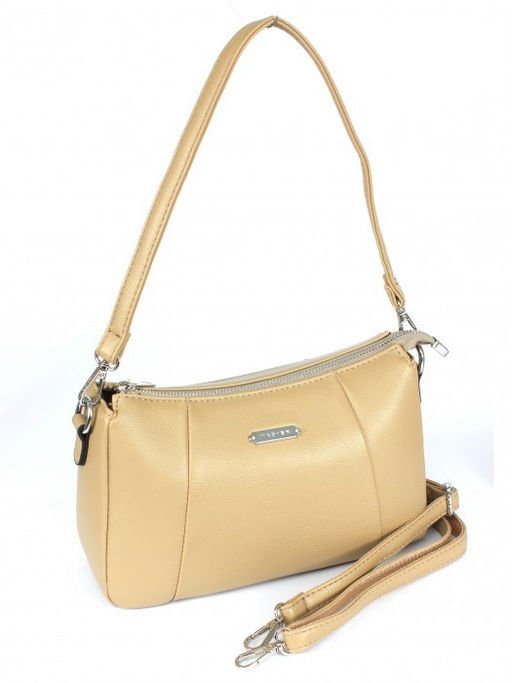 Сумка женская искусственная кожа YDR-2773, 1отд+карм/перег, плечевой ремень, бежевый SALE 264135 - Adelia фото 5