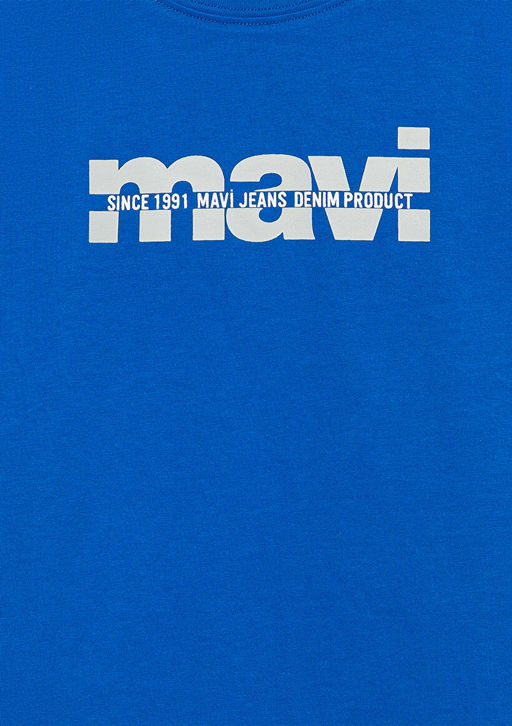 Mavi Bask?l? Mavi Tisort  фото 4
