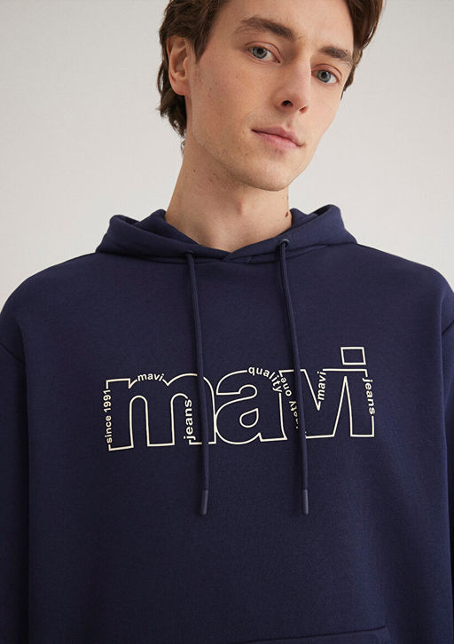 Mavi Logo Bask?l? Lacivert Sweatshirt фото 6