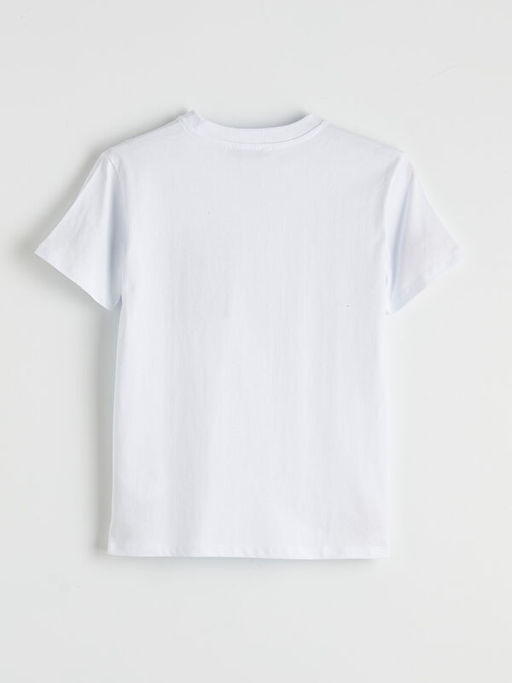 Bisiklet Yaka ?i?ekli Kad?n Ti??rt