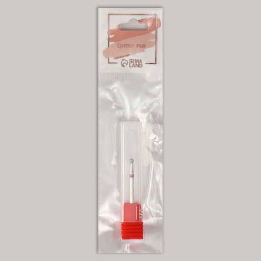 Фреза алмазная для маникюра «Шар», мелкая зернистость, 3.1 мм, в пластиковом футляре - Queen fair фото 5