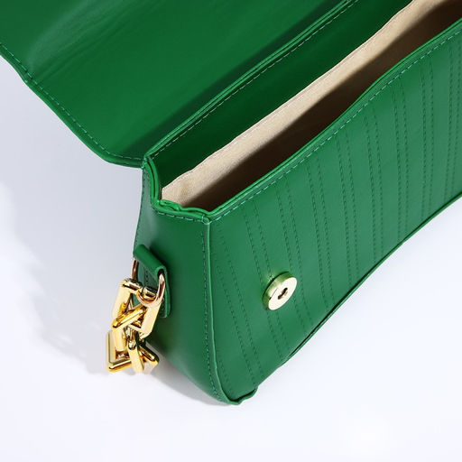 Сумка-мессенджер на магните, цвет зелёный - Simaland фото 5