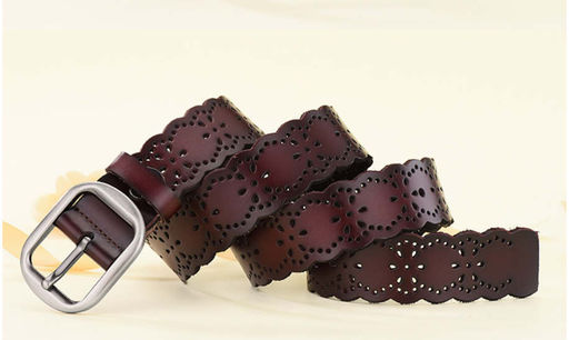 Ремень BL-L-9212-Brown-105 - Ferro фото 3