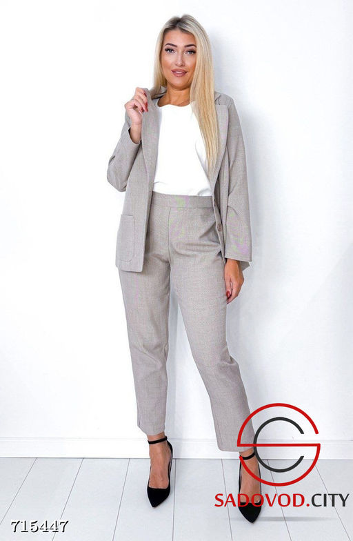 Брючный классический костюм двойка - Bruno фото 7