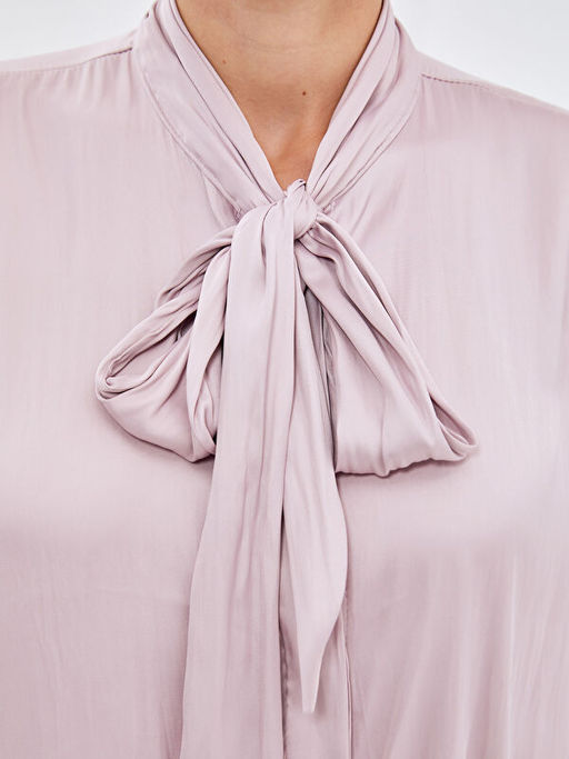 Oversize Saten Kad?n G?mlek Tunik