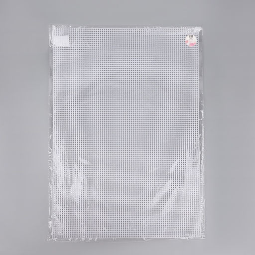 Канва для вышивания №4, пластиковая, 60×42 см, белая