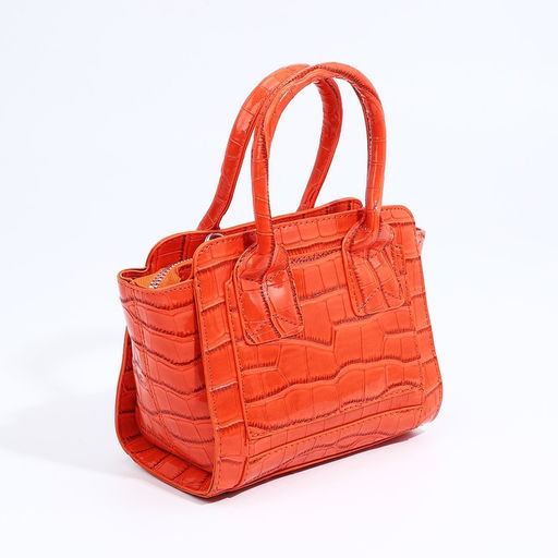 Сумка-тоут на молнии, цвет оранжевый - Simaland фото 4