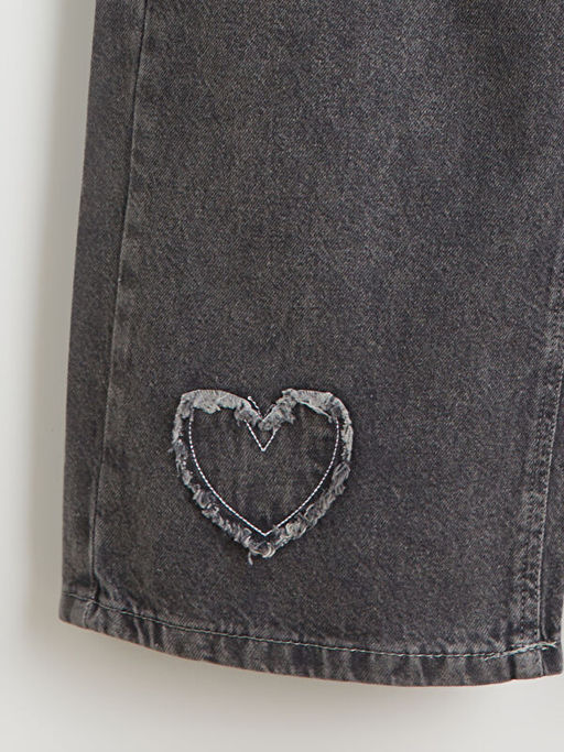 Wideleg K?z ?ocuk Jean Pantolon