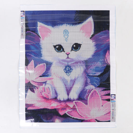 Алмазная вышивка полное заполнение «Пушистик», 30×40 см, на холсте