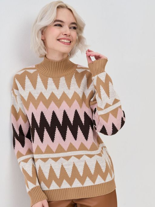 Свитер Be You 7232-40227 из полушерсти - Vay фото 2