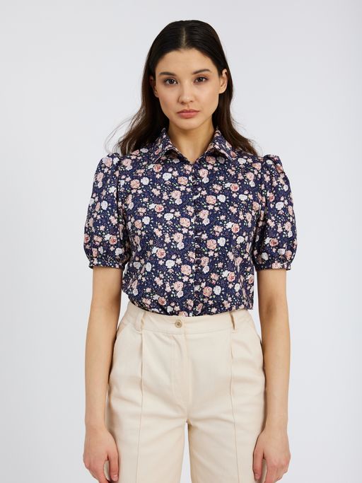 Блузка с рукавами-буфами OD-707-1 - Tantino фото 4