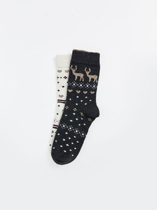 Y?lba?? Temal? Kad?n Soket ?orap 2li