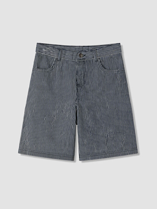Regular Fit ?izgili Erkek ?ocuk Jean ?ortolon