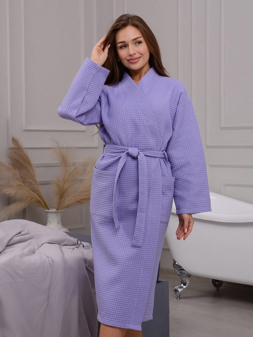 ХАЛАТ УДЛИНЕННЫЙ КИМОНО ВДК-ЛИЛ-616 - Ашматекс фото 5