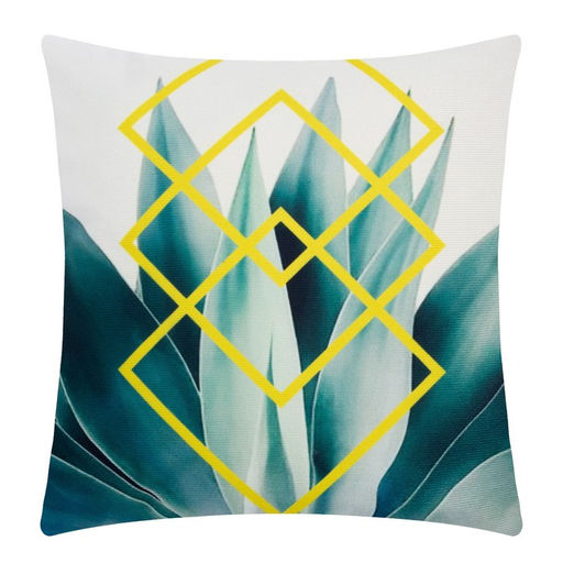 Наволочка декоративная Этель Тропики Кактус 40х40 см, велюр  фото 7