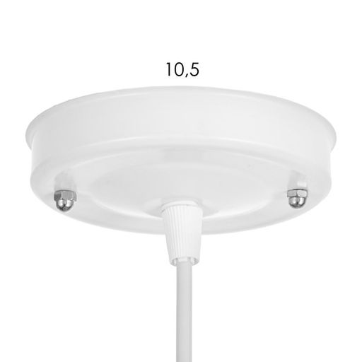 Светильник подвесной BayerLux «Оскол», ледяной белый, 1×40 Вт E27