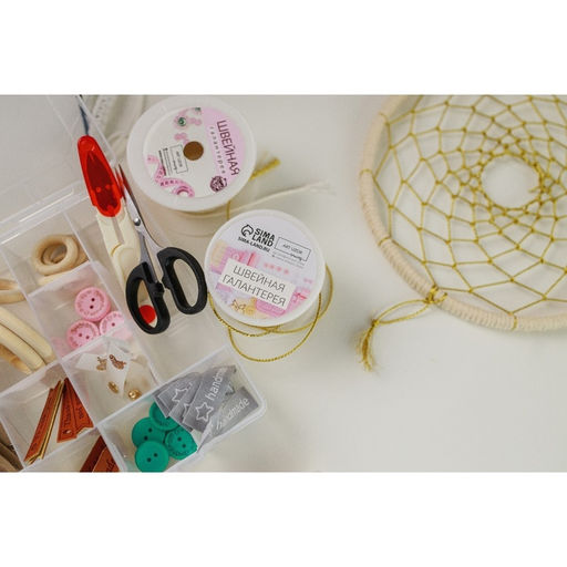 Нить для плетения, d=1 мм, 25±1 м, цвет золотой