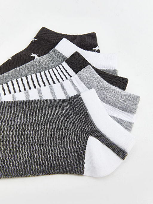 ?izgili Erkek ?ocuk Patik ?orap 5li - Waikiki фото 3