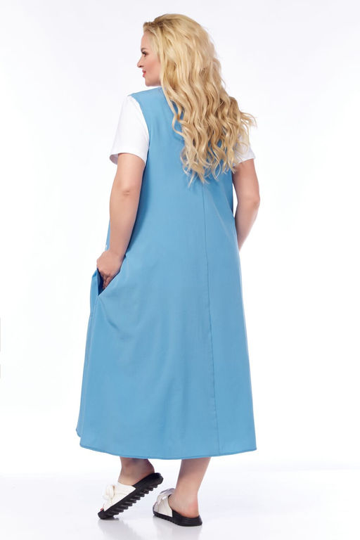 Костюм Belinga 2302 белый+голубой фото 3