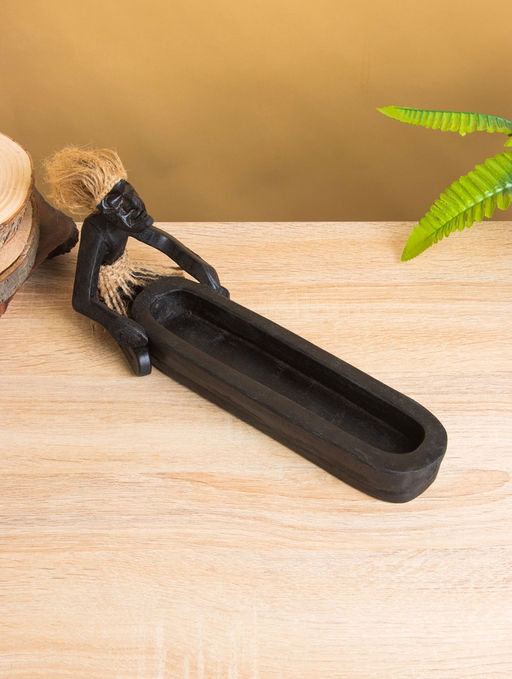 Сувенир «Абориген с корытом», 30×10×13 ±/- 1 см, дерево