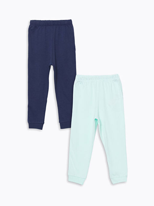 Beli Lastikli Kal?n Erkek Bebek Pijama Alt 2li