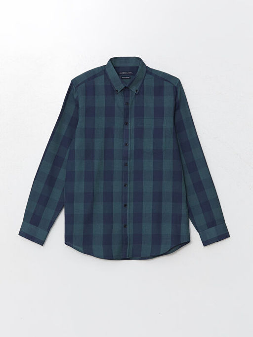 Regular Fit Uzun Kollu Ekose Arm?rl? Erkek G?mlek