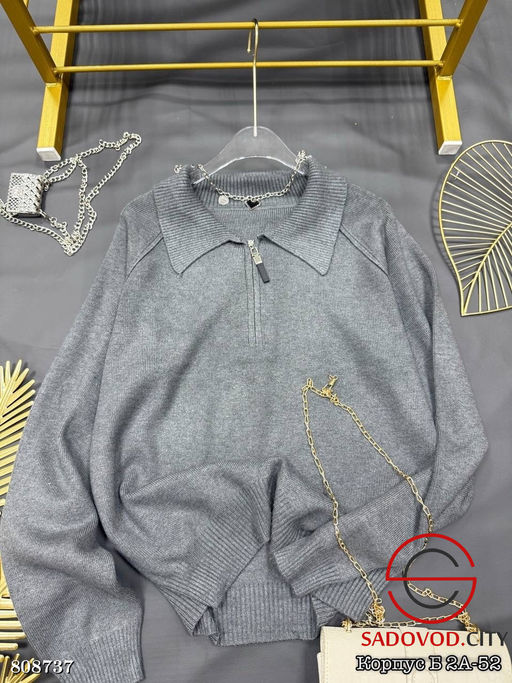 свитер с молнией женский - Bruno фото 2