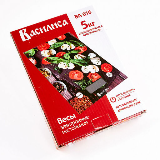 Весы настольные электронные ВАСИЛИСА ВА-016, "Моцарелла" 5кг