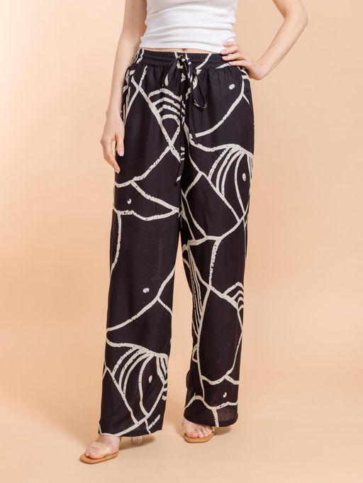 Брюки (вискоза) №25-532-2 (Лето 2025) - Ганг фото 4