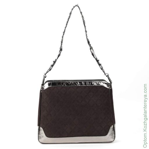 Женская замшевая сумка 73550 Браун