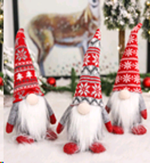 Новогоднее украшение Гном 13x8x35 см / N100 /уп 200/ - Галеонтрейд фото 2
