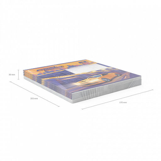 Цена за 10 шт. Тетрадь школьная ученическая ErichKrause Sport Car, 18 листов, линейка, выборочный УФ-лак (в плёнке по 10 шт.)_MIX-PACK  фото 11