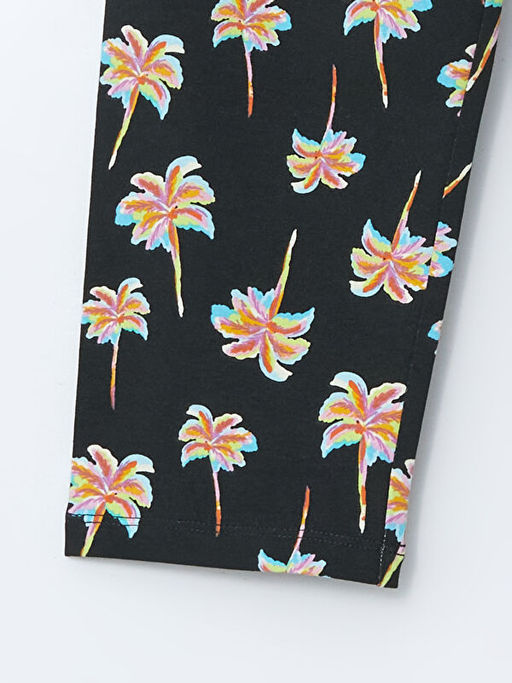 Beli Lastikli 3/4 Boy K?z ?ocuk Tayt