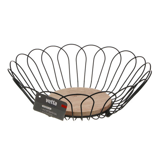 _Корзина для фруктов 14*27*9см углеродиставя сталь арт. 827-131 VETTA