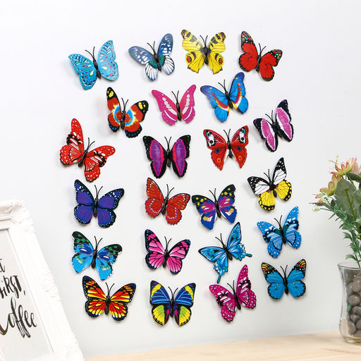 Цена за 100 шт. Магнит Бабочка крылышки перелив 57 см - Simaland фото 2