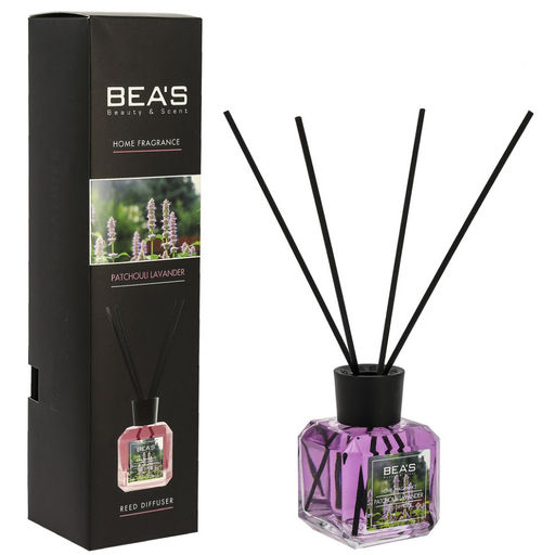 Ароматический диффузор Beas Patchouli Lavender - Лаванда и пачули 120 ml фото 3