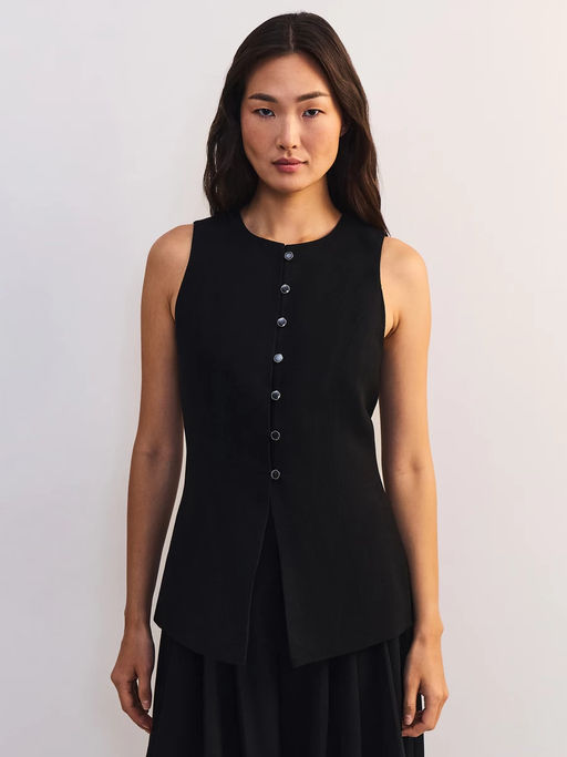 Приталенный жилет из вискозы / Zarina