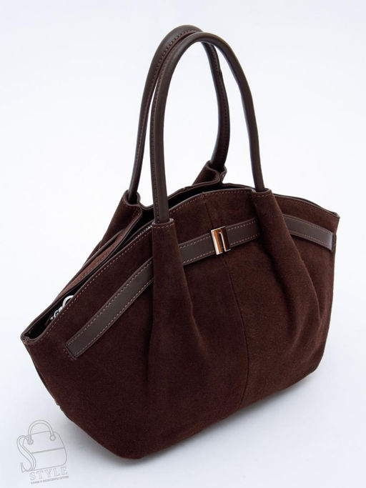 Сумка женская кожаная 2346YF d.coffee Polina&Eiterou в Новосибирске