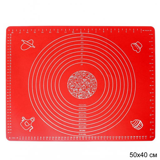 Коврик силикон 40*50 см, арт. GY-633-B/C/F/N/R/S 684189,684192,684188,684190,684191,684187, 684193