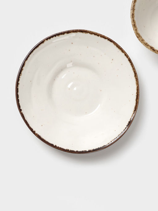 Чайная пара Magistro Alpine Frost, 2 предмета: чашка 245 мл, блюдце d=15 см, фарфор, белая