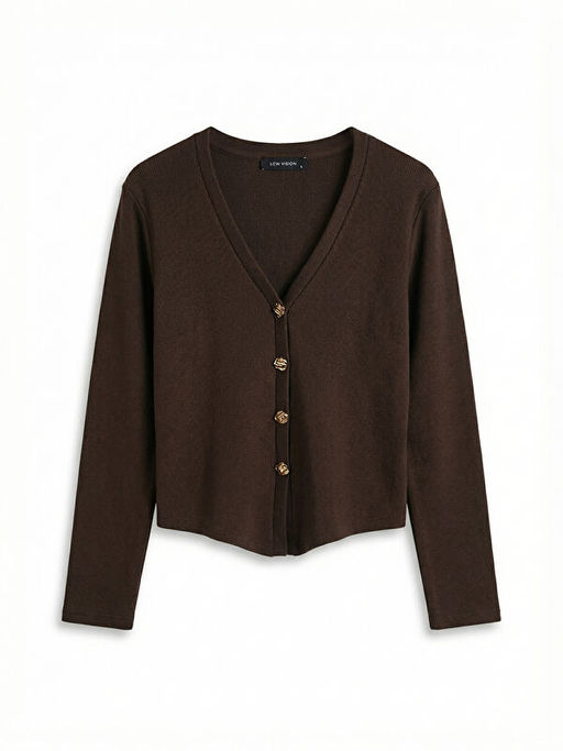 V Yaka Kad?n Triko H?rka