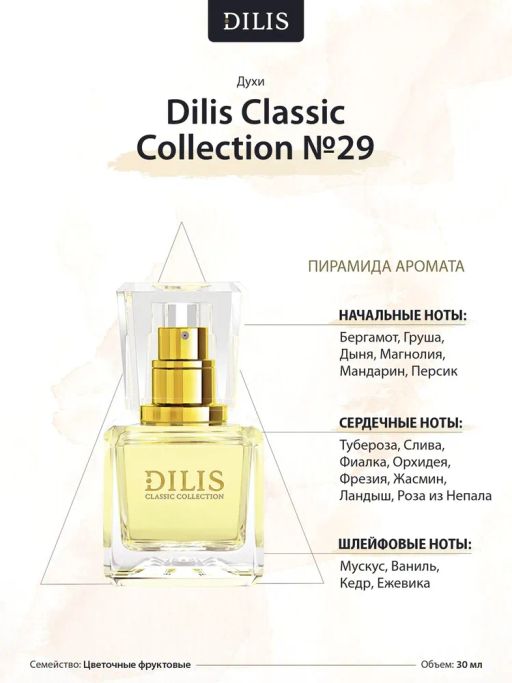Dilis №29 Духи экстра Classic Collection 30мл  фото 3