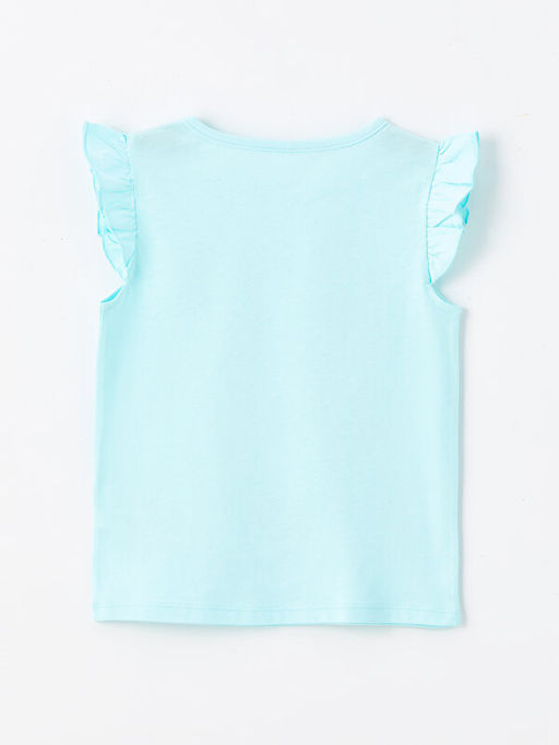 Bisiklet Yaka Kolsuz Bask?l? K?z Bebek Atlet 2li - Waikiki фото 3