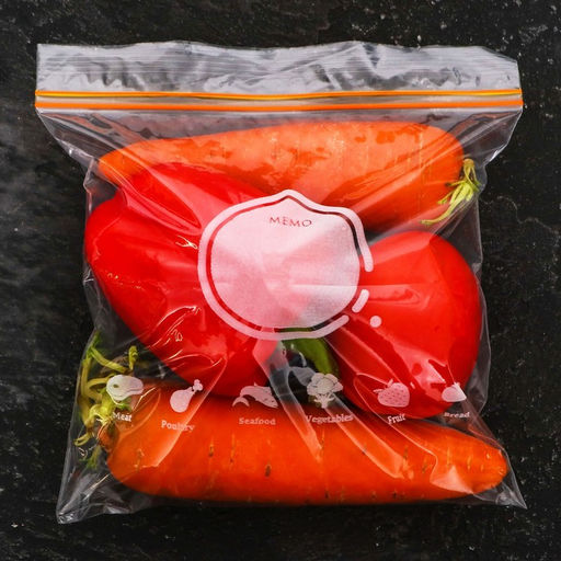 Цена за 100 шт. Пакет для заморозки с двойным zip-lock замком 18×20 см