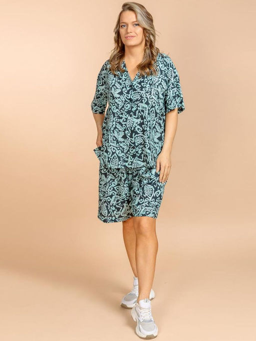 Костюм шорты и блузка (вискоза) №25-227-5 (Лето 2025) - Ганг фото 3