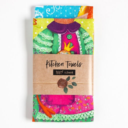 Набор кухонных полотенец Доляна Светлой пасхи 35х60см-2 шт  фото 5