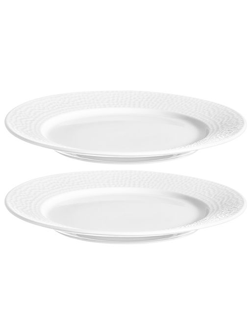 Набор тарелок круглых 2 пр. 20,5*20,5*2 см Белый коралл, фарфор - Elan gallery фото 3