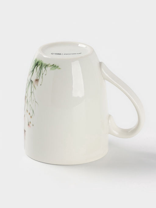 Кружка Доляна «Зайка», 330 мл, фарфор, белая