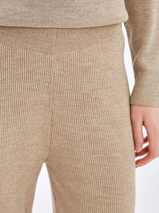 Beli Lastikli Kad?n Triko Pantolon