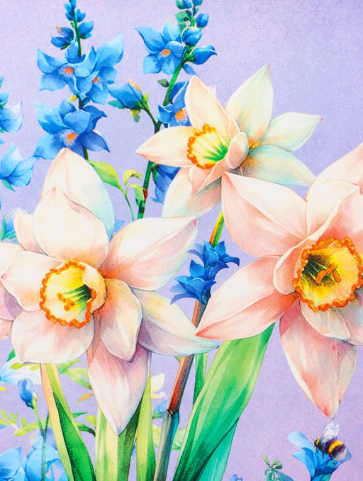 Цена за 2 шт. Пакет подарочный ламинированный вертикальный Фиолетовое чудо, 18?22.3?10 см